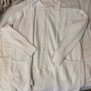 Garage Fuzzy Cardigan - Cream